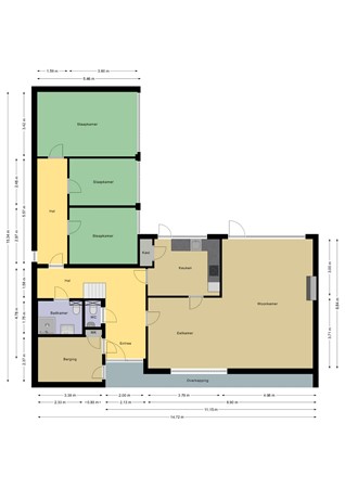 Floorplan - Perseuslaan 10, 5632 AD Eindhoven