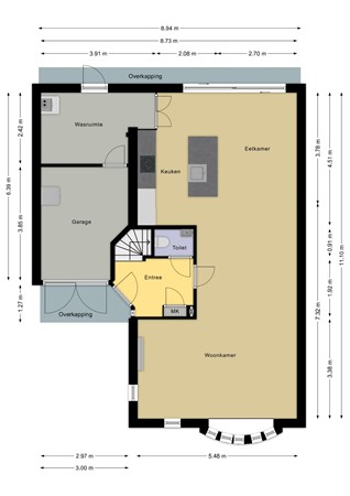 Floorplan - Diamantring 38, 5629 GR Eindhoven
