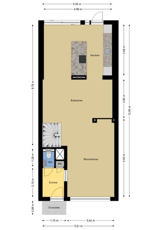 Floorplan - De Mommers 31, 5581 AK Waalre