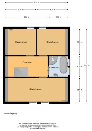 Floorplan - Molletjesveer 2, 1525 PX Westknollendam