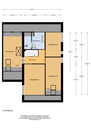 Floorplan - Tymonskroft 1, 1935 CD Egmond-Binnen