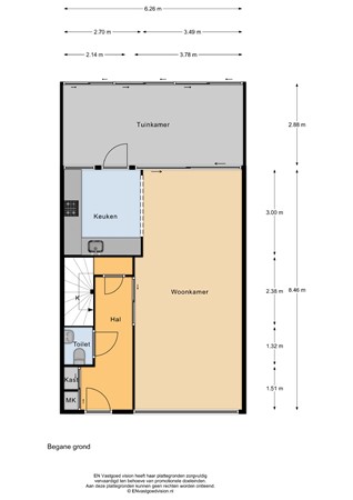 Floorplan - Leeghwaterstraat 10, 1911 SB Uitgeest