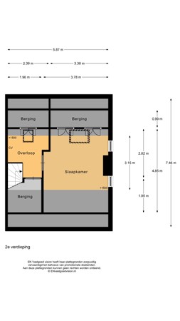 Floorplan - Simon Gammerkade 13, 1544 VL Zaandijk