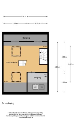Floorplan - Zwarte Ring 179, 1567 KK Assendelft