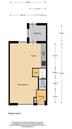 Floorplan - De Ruijterstraat 4, 1813 TT Alkmaar