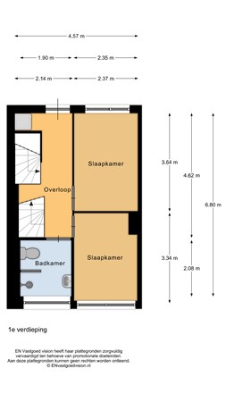 Floorplan - Beukestraat 31, 1561 KH Krommenie