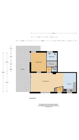 Floorplan - De Hoop 4B, 1911 KZ Uitgeest