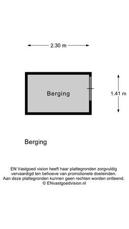 Floorplan - Hogeweg 14A, 1911 GH Uitgeest