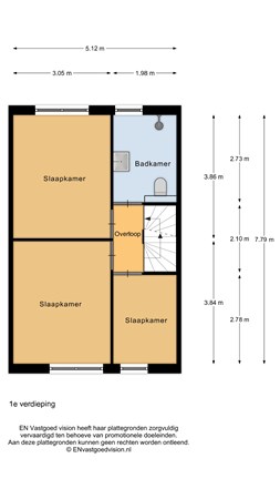 Floorplan - Roze-Ven 40, 1531 LX Wormer