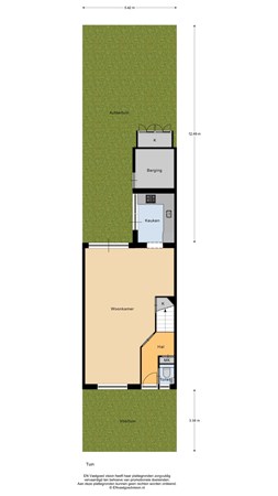 Floorplan - Roze-Ven 40, 1531 LX Wormer