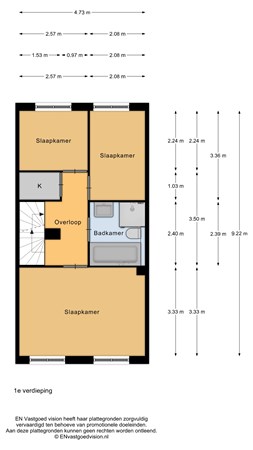 Floorplan - Akkerland 28, 1567 EK Assendelft