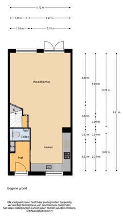 Floorplan - Akkerland 28, 1567 EK Assendelft