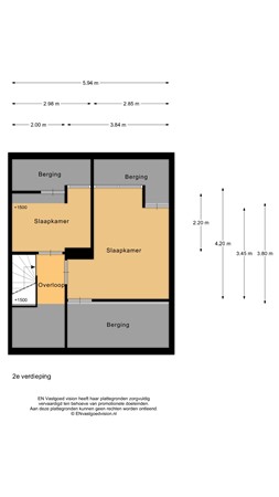 Floorplan - Chopinstraat 23, 1921 XJ Akersloot