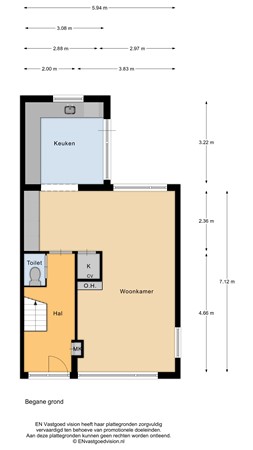 Floorplan - Chopinstraat 23, 1921 XJ Akersloot