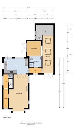 Floorplan - Bonkenburg 16, 1911 CJ Uitgeest