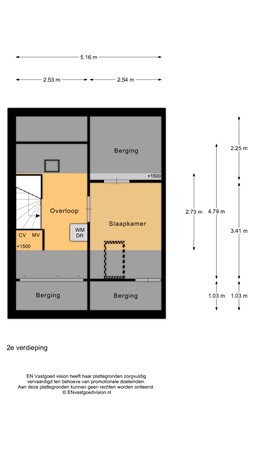 Floorplan - Martin Luther Kinglaan 77, 1902 PC Castricum