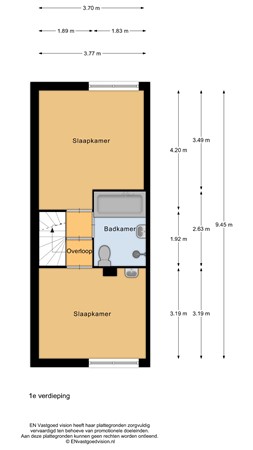 Floorplan - Benesserlaan 352, 1911 VM Uitgeest