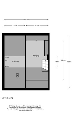 Floorplan - J.E. de Witstraat 41, 1911 GS Uitgeest