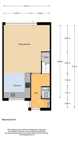 Floorplan - De Grote Weid 44, 1911 RX Uitgeest