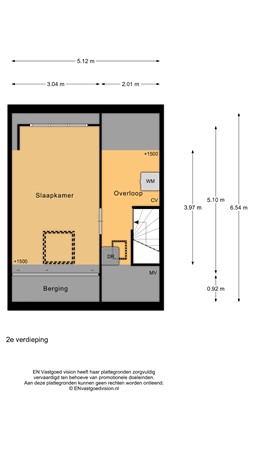 Floorplan - De Grote Weid 44, 1911 RX Uitgeest