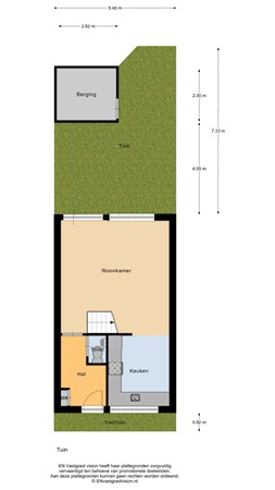 Floorplan - De Spin 38, 1911 LB Uitgeest