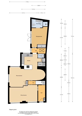 Floorplan - Middelweg 94, 1911 EJ Uitgeest