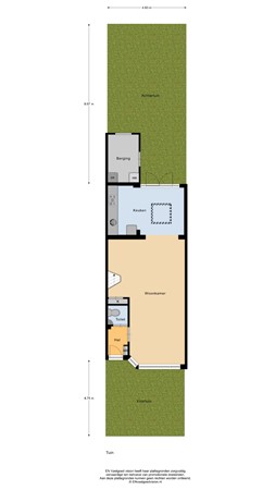 Floorplan - Agavestraat 11, 1561 KE Krommenie