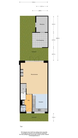 Floorplan - De Groene Boer 44, 1521 JZ Wormerveer