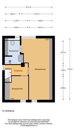Floorplan - Benedenweg 283, 1834 BC Sint Pancras