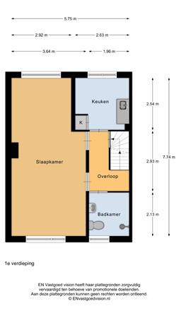 Floorplan - Kooglaan 101, 1911 TD Uitgeest