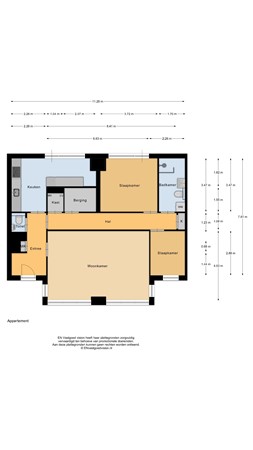 Floorplan - Verzetstraat 1940-1945 2A, 1911 EW Uitgeest