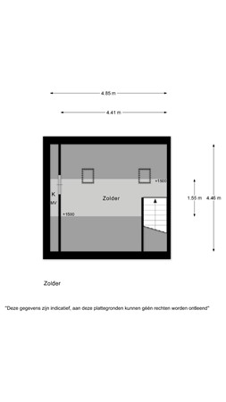 Floorplan - Kruiskamplaan 90, 1911 LN Uitgeest