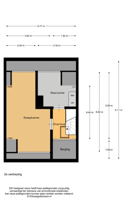 Floorplan - Kruiskroft 8, 1935 AP Egmond-Binnen
