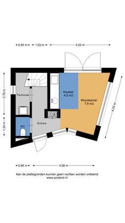 Floorplan - Bisschopshof 23, 7981 ED Diever