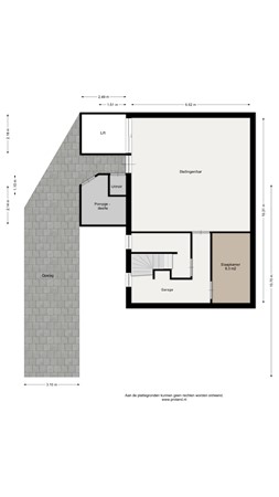 Floorplan - Hendrik Reindersweg 28-83a, 7933 TW Pesse