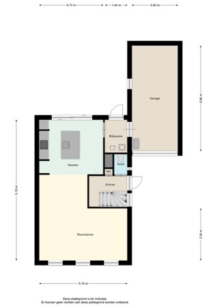 Floorplan - Weverslaan 15, 7991 BN Dwingeloo