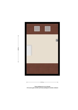 Floorplan - Weverslaan 15, 7991 BN Dwingeloo