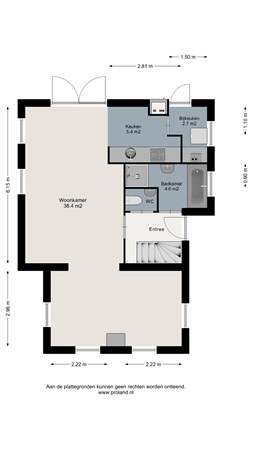 Floorplan - 't Hertenspoor 78, 7981 KB Diever