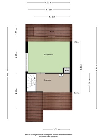 Floorplan - Van Vredenburchlaan 13, 2661 HE Bergschenhoek
