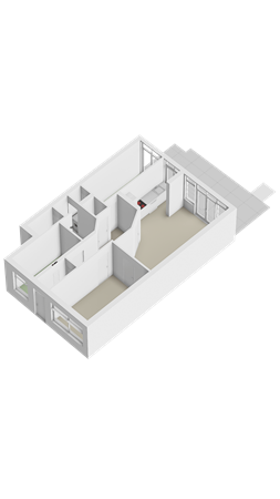 Floorplan - Nobelstraat 102B, 3039 SP Rotterdam