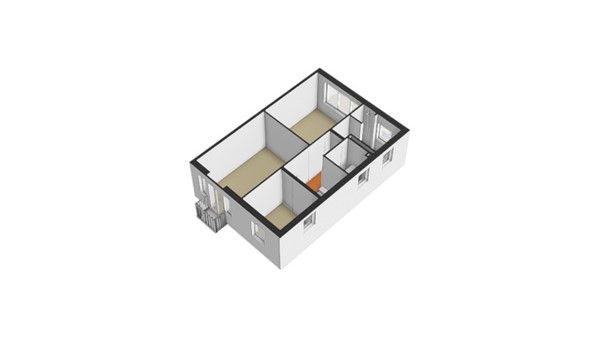 Floorplan - Schouwstraat 6, 1023 CV Amsterdam