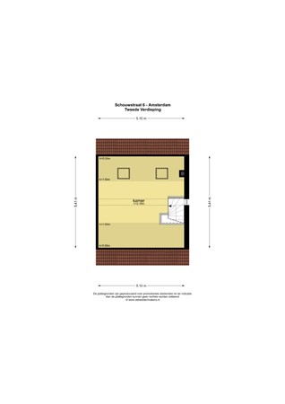 Floorplan - Schouwstraat 6, 1023 CV Amsterdam
