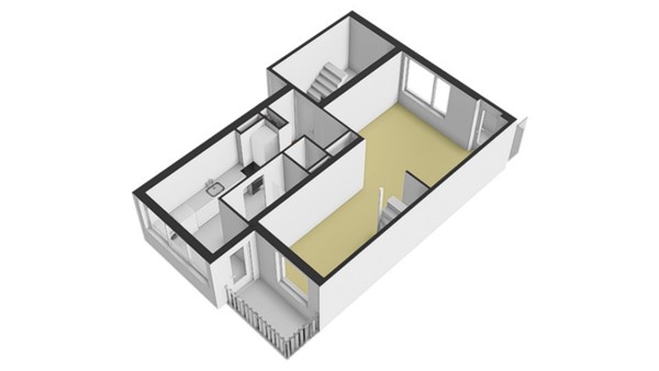 Floorplan - Dirk Bonsstraat 20-3, 1063 TZ Amsterdam