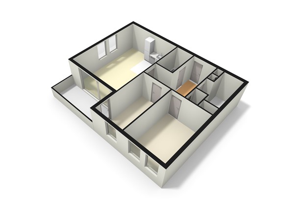 Floorplan - Erich Salomonstraat 336, 1087 GZ Amsterdam