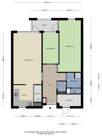 Floorplan - Dr.de Brouwerlaan 115, 5283 EB Boxtel