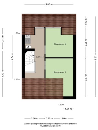 Floorplan - Klompeind 3a, 5685 DW Best