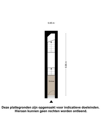 Floorplan - Corverstraat 18A, 3025 TC Rotterdam