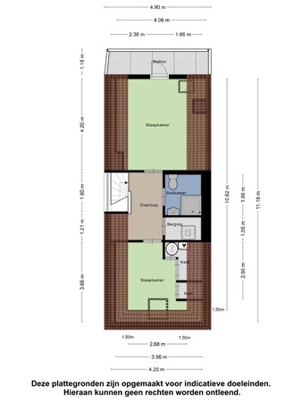Floorplan - Corverstraat 18A, 3025 TC Rotterdam
