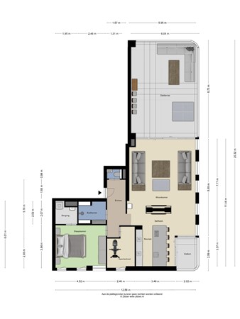 Floorplan - Professor J.H. Gunningstraat 81, 1068 MS Amsterdam