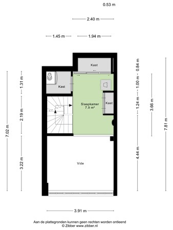 Floorplan - Nico Koomanskade 98, 3072 LM Rotterdam